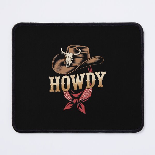Item preview, Western Howdy Cowboy Hat Cowgirl Skull Farm designed and sold by velltoons.