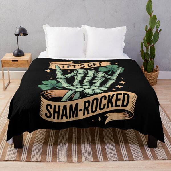 Item preview, Skeleton Hand Rock St Patricks Day designed and sold by SyncSusscess.