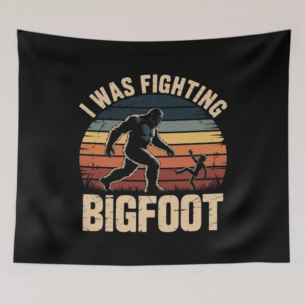 Item preview, I Was Fighting Bigfoot PWD Broken Leg Arm Wheelchair designed and sold by RustsyMin.