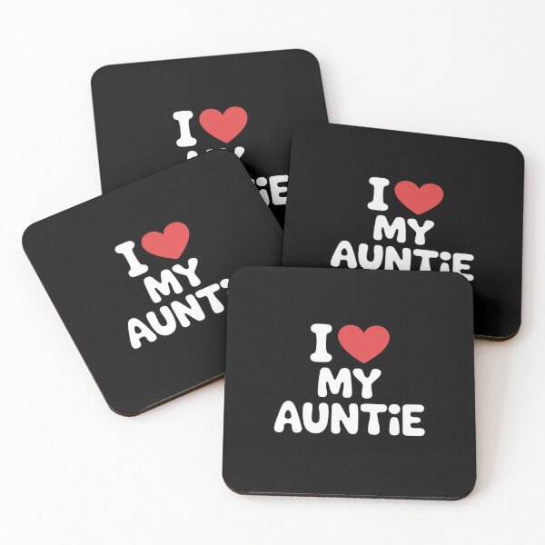 Item preview, I Love My Auntie I Heart Family Grandma designed and sold by RustsyMin.