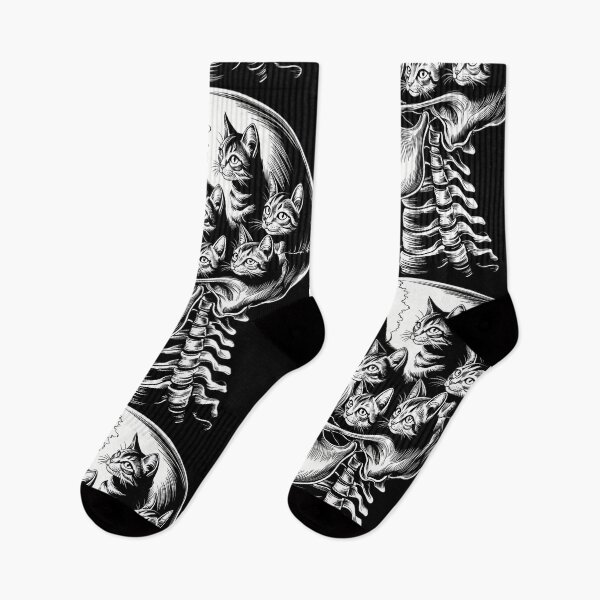 Item preview, Skull Gothic Cat Lovers designed and sold by SyncSusscess.