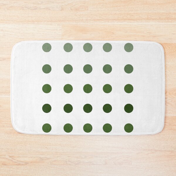 Item preview, Rows of Green Polka Dots designed and sold by PSCSCo.