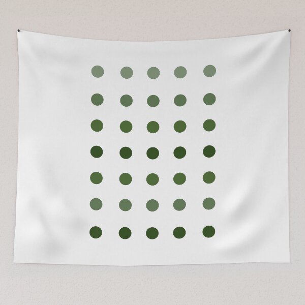 Item preview, Rows of Green Polka Dots designed and sold by PSCSCo.