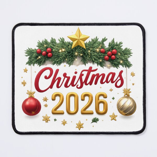 Item preview, Christmas 2026 Festive Holiday Design | Realistic Christmas Tree & Ornaments | Christmas Decor Graphic designed and sold by TayShopMT.