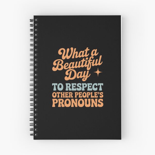 Item preview, What A Beautiful Day To Respect People's Pronouns designed and sold by velltoons.