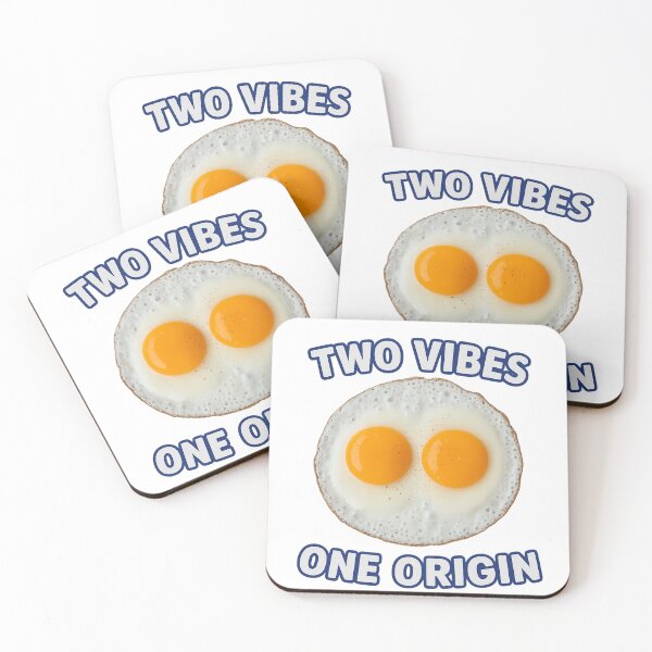 Item preview, Two Vibes One Origin – Twin Yolk Egg Concept Design designed and sold by Ranrajshop.