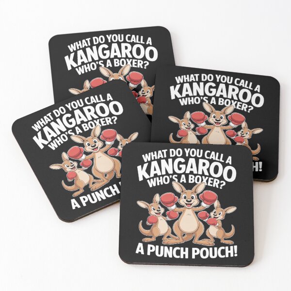 Item preview, What Do You Call A Kangaroo Who's A Boxer designed and sold by velltoons.