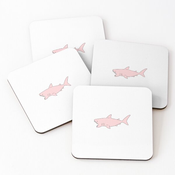 Item preview, Kawaii Angry Shark Pink designed and sold by HighlyAddictive.