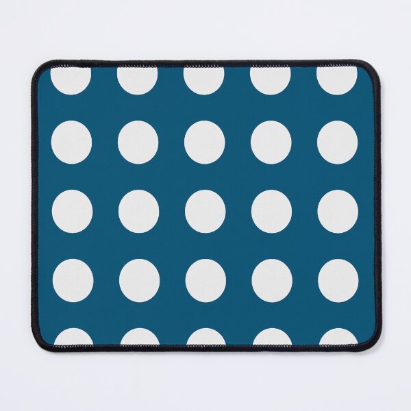 Item preview, White Polka Dots on Prussian Blue designed and sold by PSCSCo.