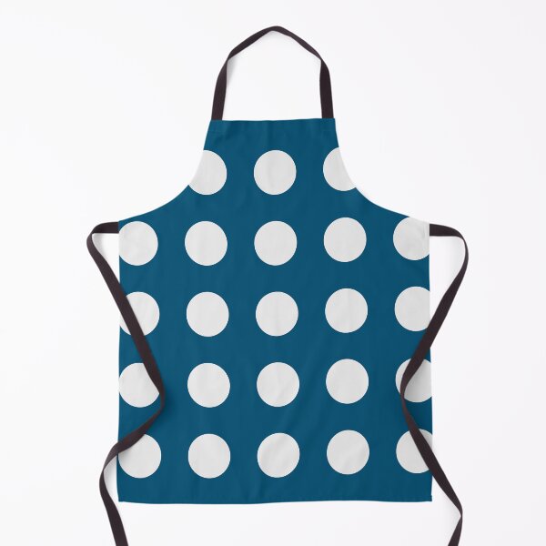 Item preview, White Polka Dots on Prussian Blue designed and sold by PSCSCo.