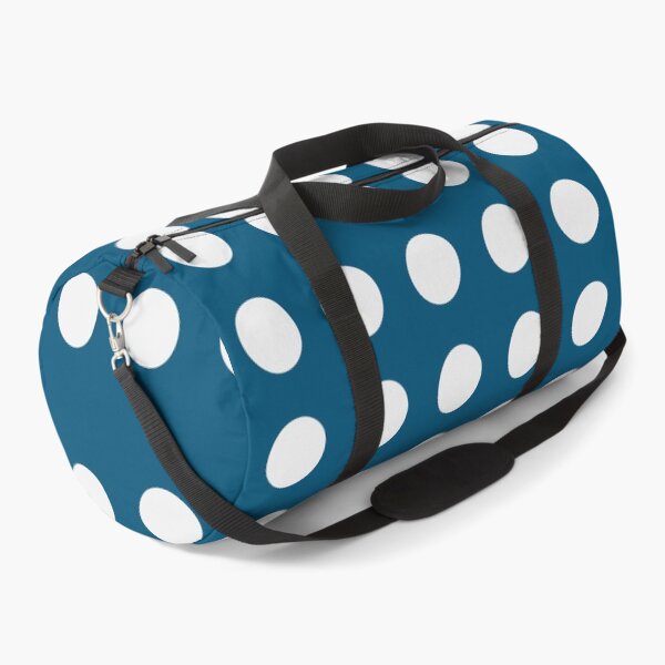 Item preview, White Polka Dots on Prussian Blue designed and sold by PSCSCo.
