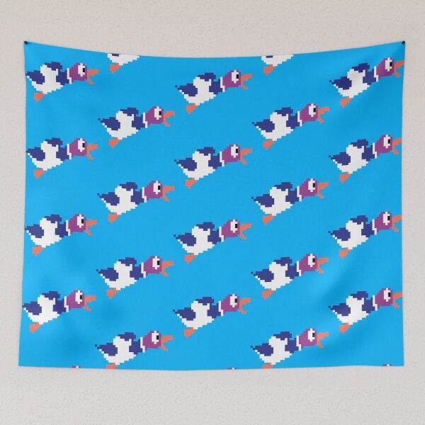 Item preview, Frantic Purple Headed Duck Flying designed and sold by BlueSkyTheory.
