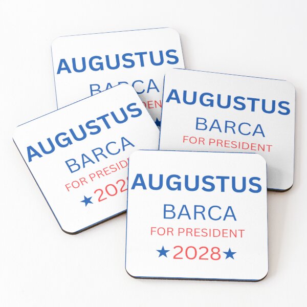 Item preview, Augustus / Barca For President 2028 - Red Rising themed political joke humor designed and sold by MorningDragon.