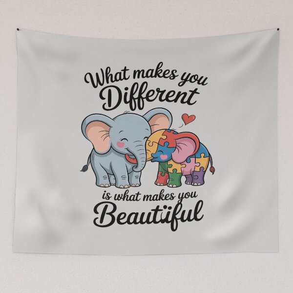 Item preview, What Makes You Different is What Makes You Beautiful Autism designed and sold by velltoons.