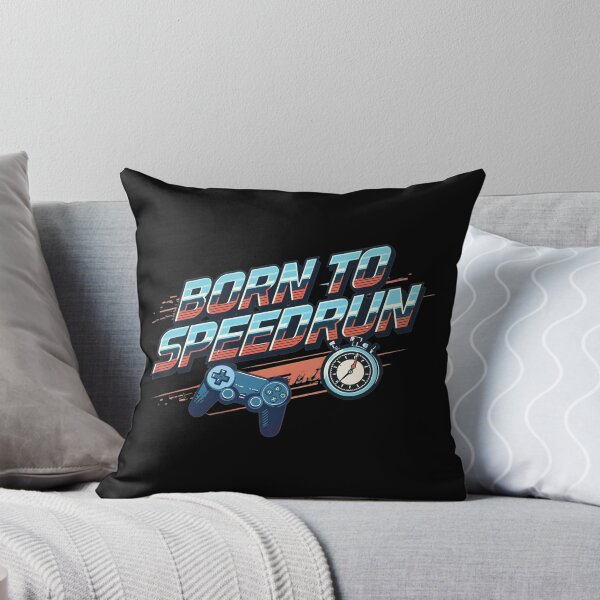 Item preview, Born To Speedrun Dynamic Gamer Controller & Timer Art designed and sold by PHRASEandSTYLE.