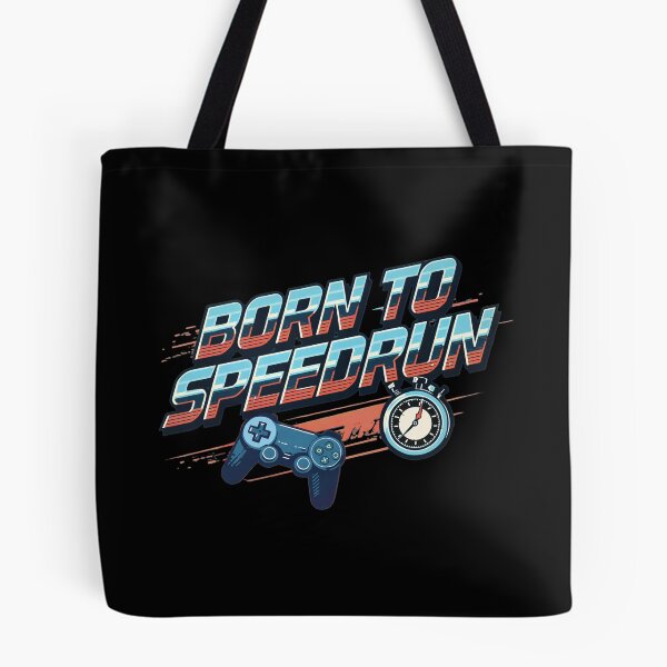 Item preview, Born To Speedrun Dynamic Gamer Controller & Timer Art designed and sold by PHRASEandSTYLE.