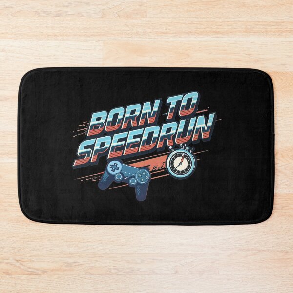 Item preview, Born To Speedrun Dynamic Gamer Controller & Timer Art designed and sold by PHRASEandSTYLE.