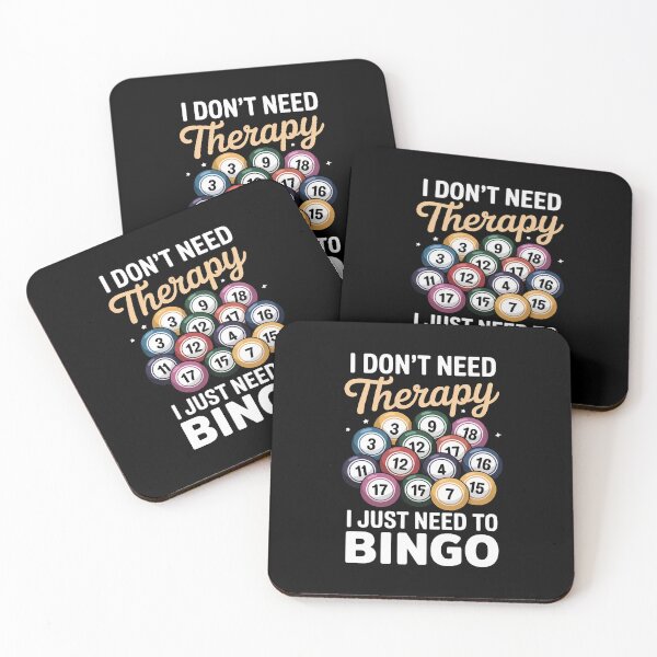 Item preview, I Don't Need Therapy I Just Need to Play Bingo designed and sold by RustsyMin.