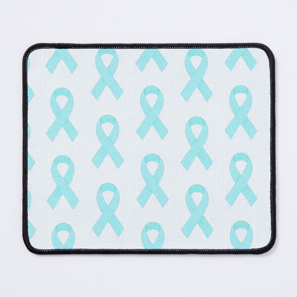 Item preview, Turquoise Awareness Ribbon Pattern designed and sold by SassyArtistry.