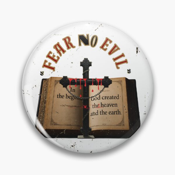 Item preview,  Fear No Evil | Gothic Bible Cross Grunge Christian Design. designed and sold by THEPLUGceoMERCH.