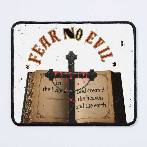 Item preview,  Fear No Evil | Gothic Bible Cross Grunge Christian Design. designed and sold by THEPLUGceoMERCH.