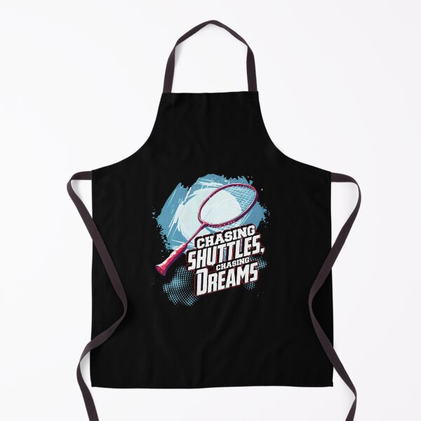 Item preview, Chasing Shuttles Chasing Dreams Badminton Racquet Design designed and sold by JosephineCathy.