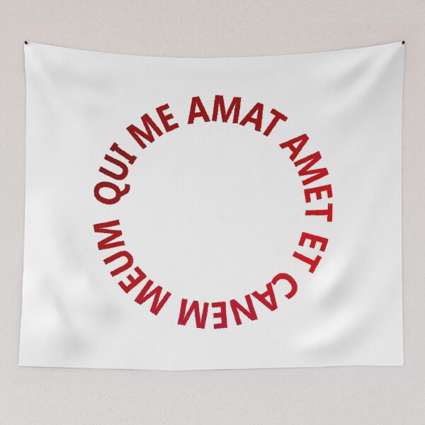 Item preview, QUI ME AMAT AMET ET CANEM MEUM designed and sold by PSCSCo.