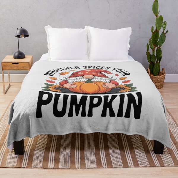 Item preview, Whatever Spices Your Pumpkin, Gnome Pumpkin designed and sold by velltoons.