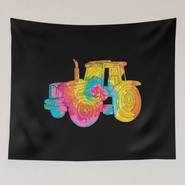 Item preview, Farmer Tractor For Kids Tractors Lawn Mowers Tie Dye Tractor designed and sold by AlanaKaren.