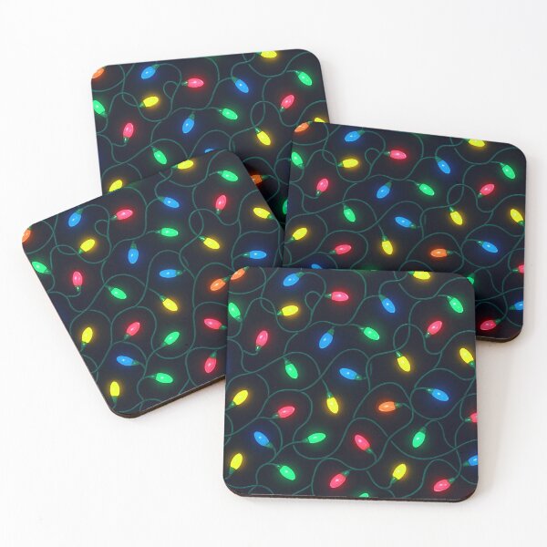 Item preview, Colorful Christmas Light Pattern designed and sold by SassyArtistry.