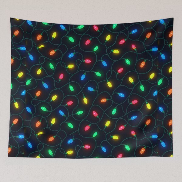 Item preview, Colorful Christmas Light Pattern designed and sold by SassyArtistry.