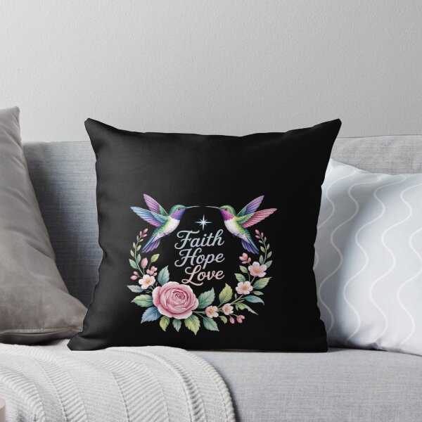 Item preview, Hope Faith Love Hummingbird Picture Bird designed and sold by RustsyMin.