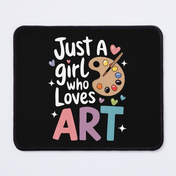 Item preview, Just A Girl Who Loves Art Cute Back To School Kids Girls designed and sold by MavisJoseph.