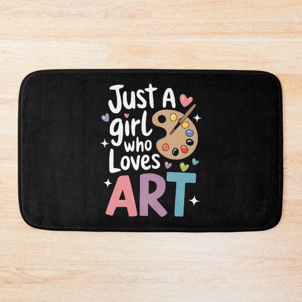 Item preview, Just A Girl Who Loves Art Cute Back To School Kids Girls designed and sold by MavisJoseph.