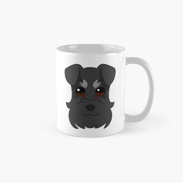 Item preview, Black Schnauzer Grey Brows Tear Stains designed and sold by OliRoseArt.