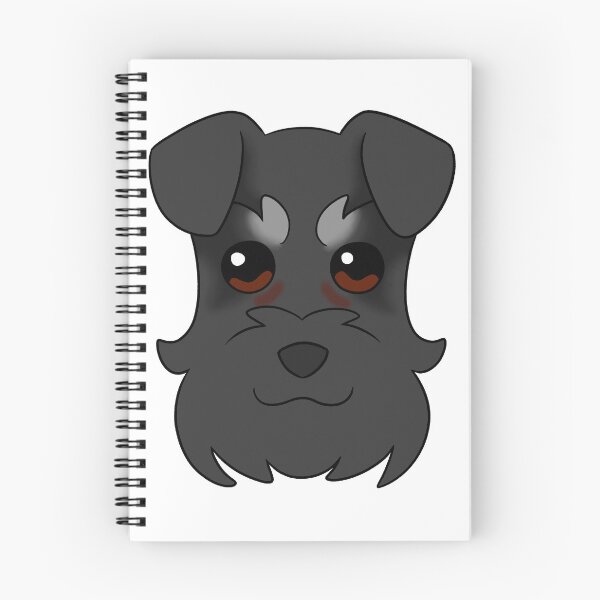 Item preview, Black Schnauzer Grey Brows Tear Stains designed and sold by OliRoseArt.