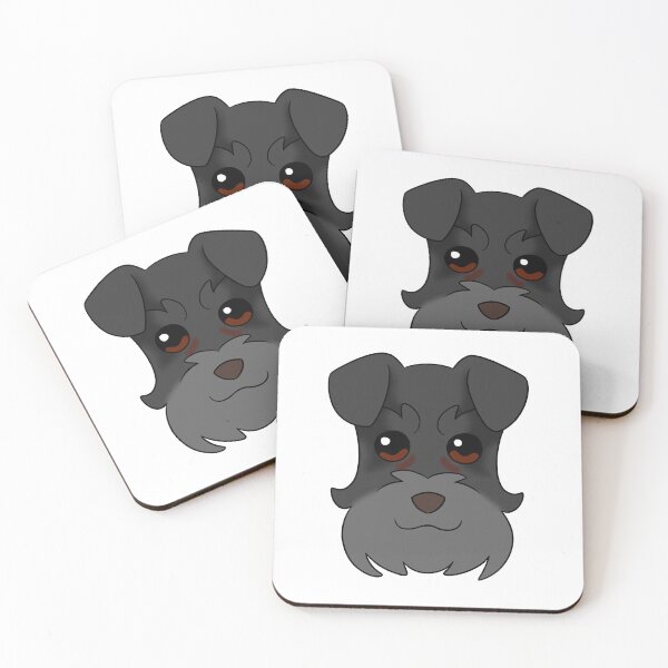 Item preview, Black Schnauzer Dark Grey Snout Tear Stains designed and sold by OliRoseArt.