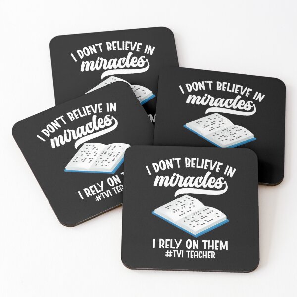 Item preview, Tvi Teacher Appreciation Miracles Visually Impaired Teacher designed and sold by AlanaKaren.