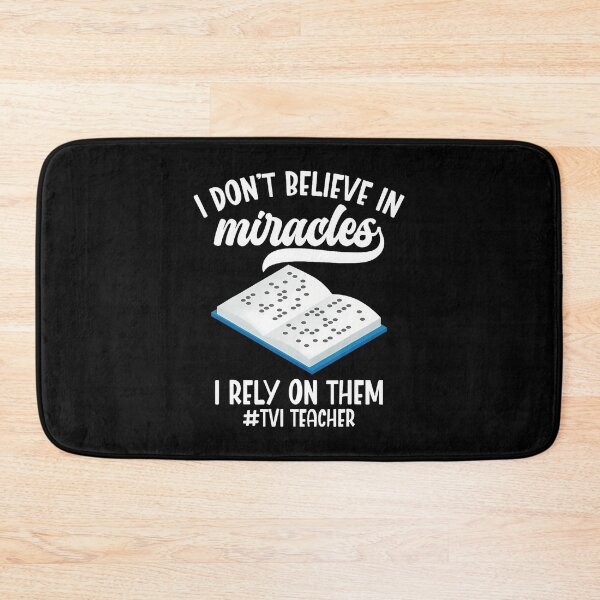 Item preview, Tvi Teacher Appreciation Miracles Visually Impaired Teacher designed and sold by AlanaKaren.