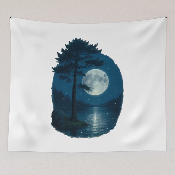Item preview, Moonlit Pine Serenity designed and sold by shikuldo7.