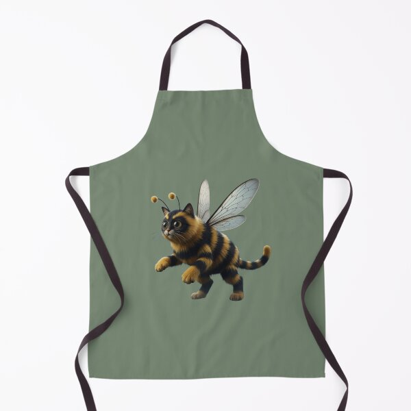 Item preview, Cat with bee wings and antennae walking playfully, showcasing a whimsical blend of animals in a creative design designed and sold by Beast Reality.