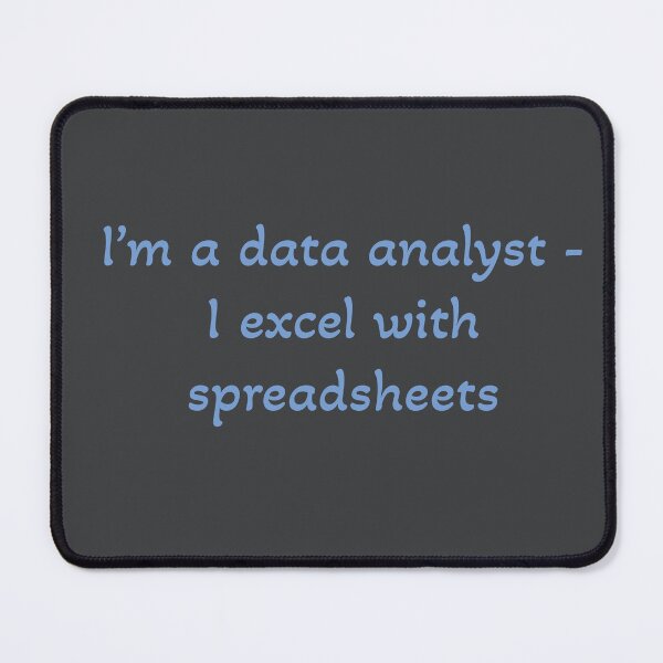 Item preview, Data Analyst excels designed and sold by Mountain-Point.
