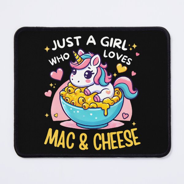 Item preview, Just A Girl Who Loves Mac And Cheese Cute Unicorn Pasta designed and sold by PatsyMargie.
