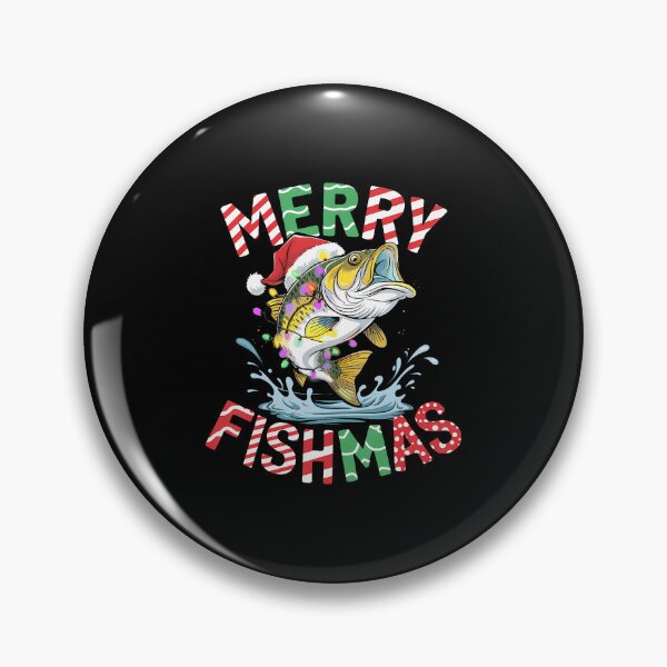 Item preview, Merry Fishmas Santa Fishing Funny Fisherman Christmas designed and sold by MarionCharleen.