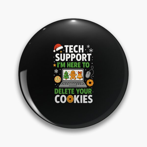 Item preview, Tech Support Delete Your Cookies Funny Christmas designed and sold by MavisJoseph.