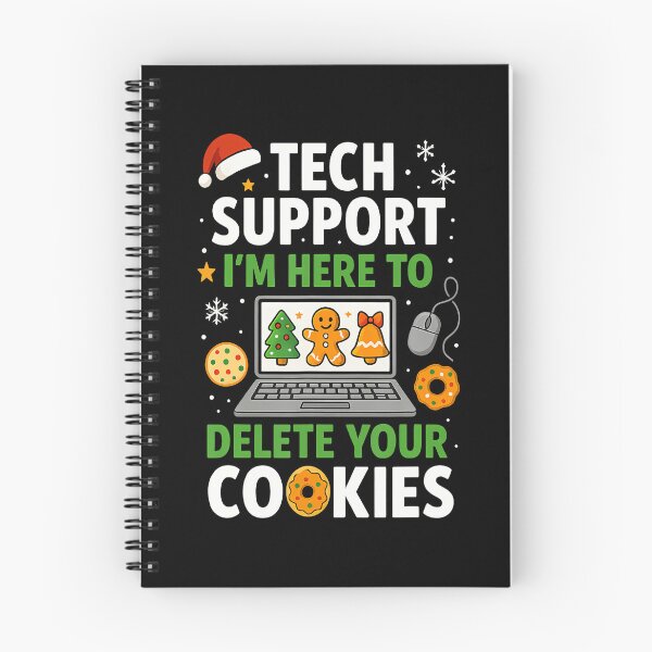 Item preview, Tech Support Delete Your Cookies Funny Christmas designed and sold by MavisJoseph.