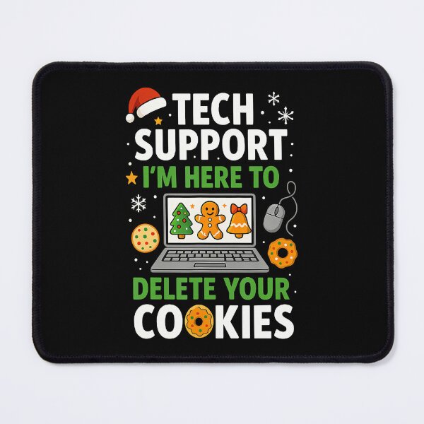 Item preview, Tech Support Delete Your Cookies Funny Christmas designed and sold by MavisJoseph.