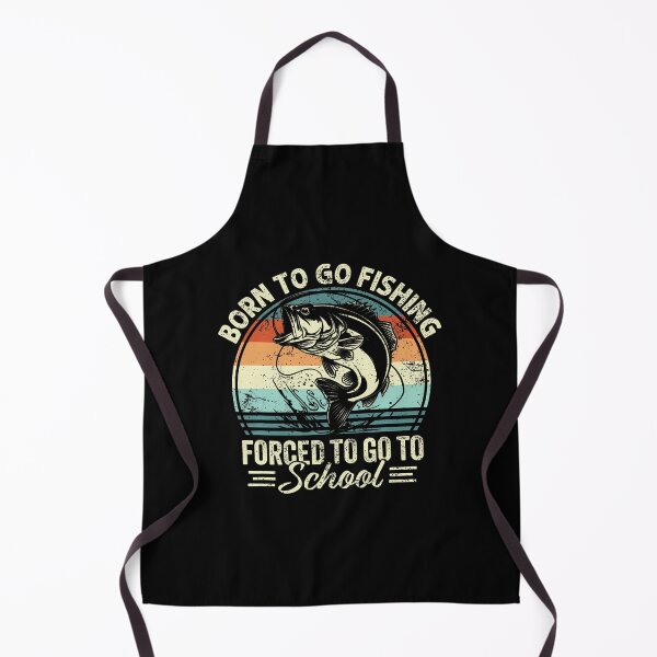 Item preview, Funny Teen Boys Fishing Born To Go Fishing Forced School designed and sold by BarbaraLillie.