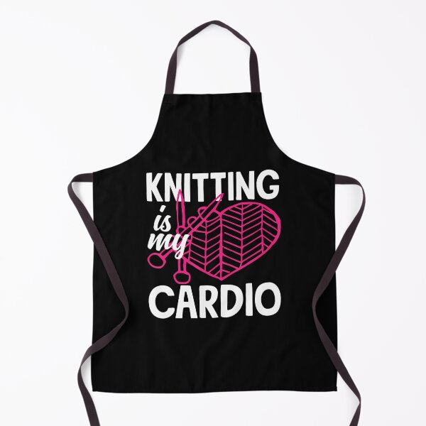 Item preview, Knitting Is My Cardio Yarn Needle Knitter Hobby Knitting designed and sold by MavisJoseph.