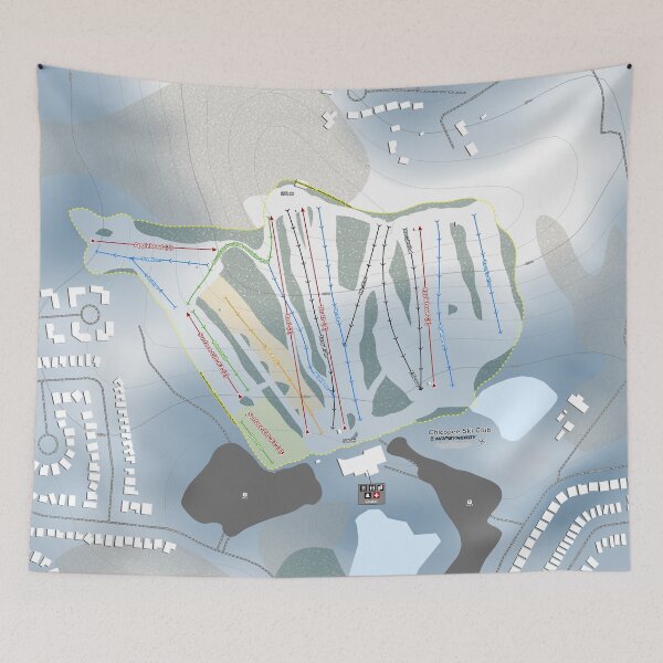 Item preview, Chicopee Ski Club Trail Map designed and sold by Mapsynergy.